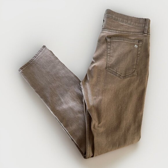 Rag & Bone Jeans Mens 34x32 Brown Fit 2 Slim Travel Preppy Casual Pants - Picture 3 of 14
